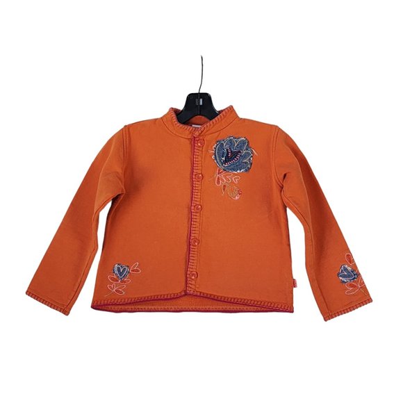 Oilily Girls Jacket With Flowers